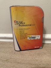 Genuine Microsoft Office Professional 2007 Full Version RETAIL