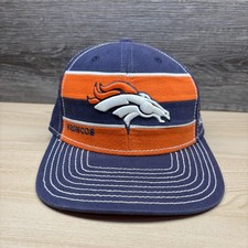 Denver Broncos Hat Cap Fitted Mens L/XL Blue Orange NFL Football Reebok Onfield
