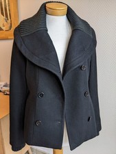 More&More Damenjacke, klassisch, Caban, schwarz, Gr. 38, Woll-Gemisch, WIE NEU!