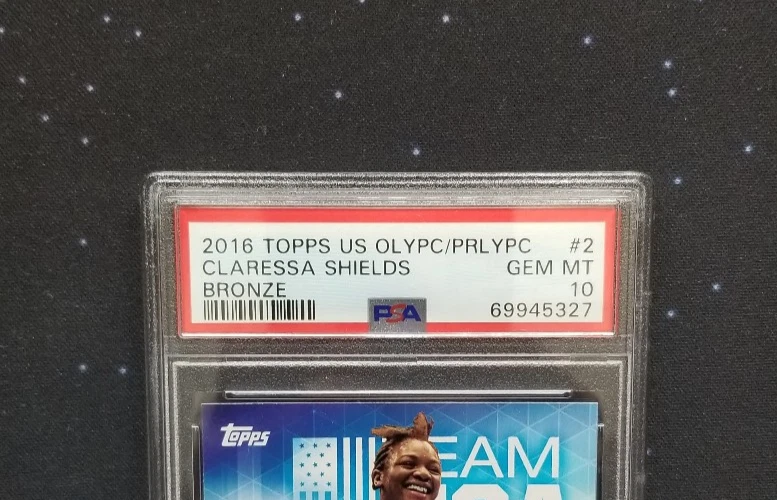 2016 Topps US Olypc/Prlypc #2 Claressa Shields Gem MT 10 Bronze PSA Boxing - Image 3 of 4