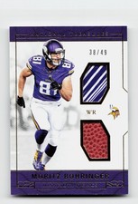 Panini National Treasures #11 Moritz Bohringer Rookie Dual Materials Gold #/49