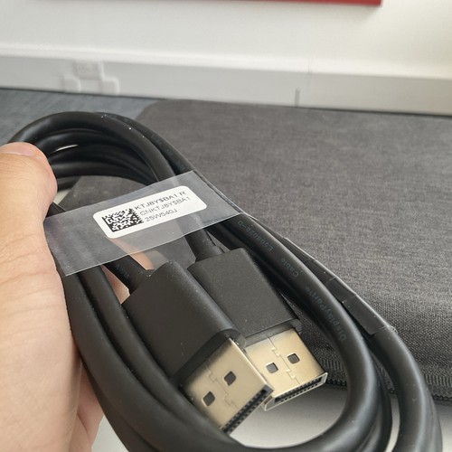 Dell OEM ORIGINAL DISPLAY PORT CABLE 1.8m 4K 5K 6K FAST DELIVERY 48 GENUINE NEW - 第 3/4 張圖片