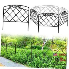 Decorative Garden Fence 24 in H x 24 in W 5 Panels, Total Length 10 Stylish
