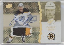 2023-24 Upper Deck Ice Gold Patch 25/25 Charlie Coyle #44 Patch Auto 1e7g