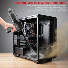 Aspirapolvere Portatile 2 in 1, Ricaricabile con Display e Soffiatore per Auto