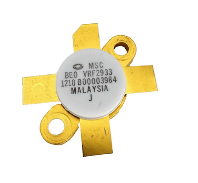 MSC BEO VRF2933 RF Power Transistor   High Power MOSFET RF Amplifier, Gold Flang