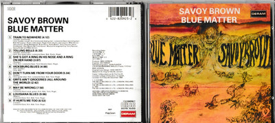 Savoy Brown-''Blue Matter''(CD, 1968, The Decca Record Co.) ShipsFREE!  Rare & OOP