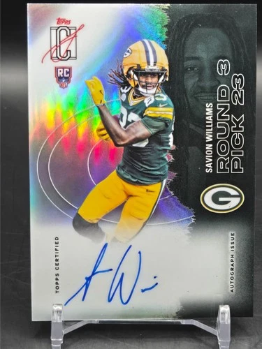 2025 Topps Signature Savion Williams Red (RAW)