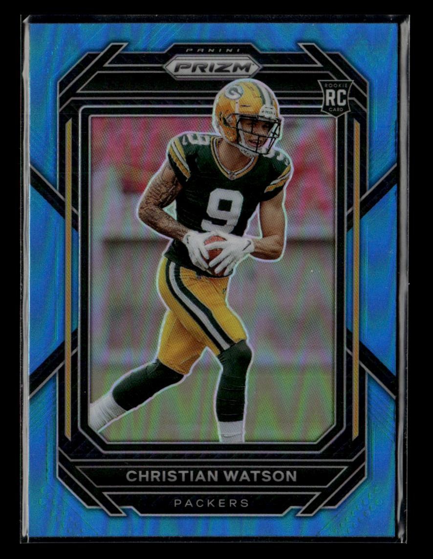 2022 Panini Prizm #314 Christian Watson Light Blue