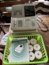 Sharp XE-A21S Electronic Cash Register Point Of Sale Machine W/ Keys Working