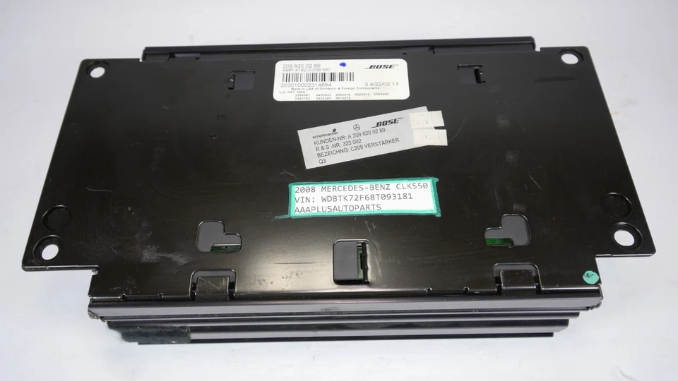 🟩 2000-2006 Mercedes W215 CL55 AMG CL500 Radio Audio Amplificador 215 820 01 89 Foto 3 de 4