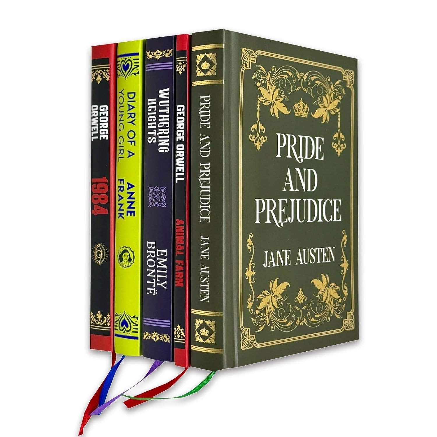 Classic Literature Collection 5 Books  Set Pride and Prejudice,Wuthering Heights