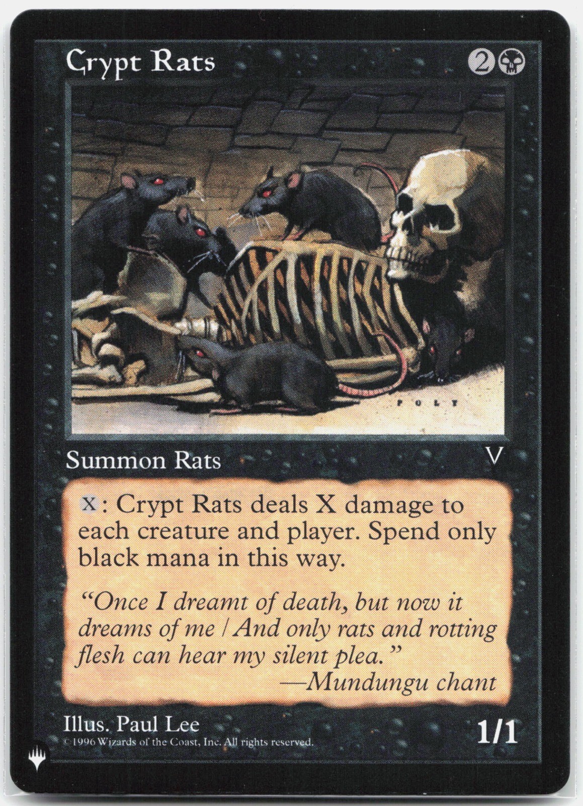 Crypt Rats C The List Reprints LIST 2026 NM