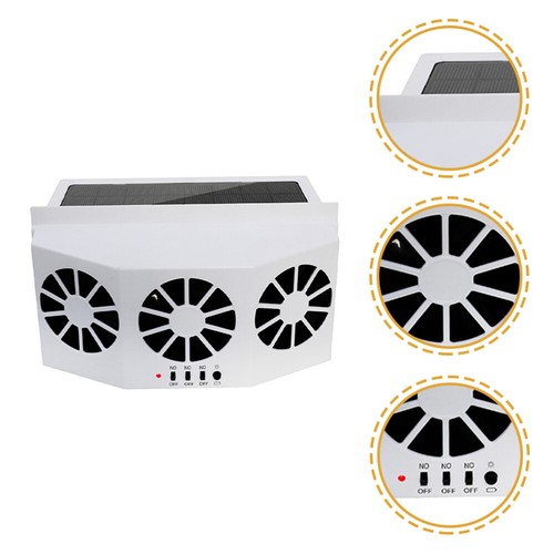 Car Ventilating Fan Cooling Cars Without Ac Solar Powered Travel