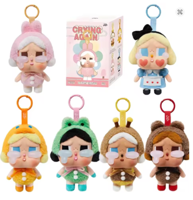 CRYBABY Crying Again シリーズ Crybaby Crying Again Series Blind Box Vinil Face Doll Portachiavi
