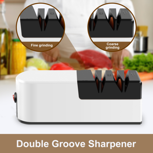 Electric Knife Sharpener Professional Kitchen Scissor Knife Sharpening Tools AUS - Picture 4 of 12