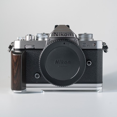 Wood L Hand Grip For Nikon ZFC Camera Aluminum Alloy Baseplate AK quick release - Picture 12 of 52