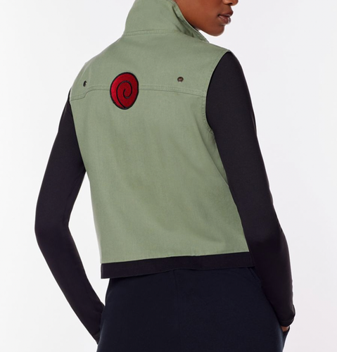 NARUTO SHIPPUDEN KAKASHI JONIN VEST WOMENS ARM BAND COSPLAY - Picture 3 of 6