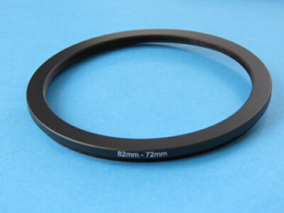 82mm to 72mm Male-Female Stepping Step Down Filter Ring