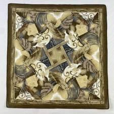 Vintage Kansai Yamamoto Handkerchief Neckerchief Bandana Pocket Square