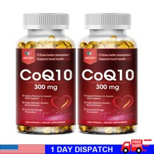 COQ 10 Coenzyme Q-10 300mg Heart Health Suppo...