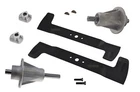 102CM Knife + Holder Set Castelgarden Iseki Solo Honda Stiga Viking TwinCut