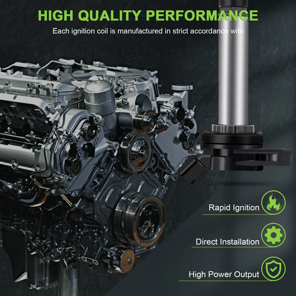 4 For 2009-2010 Pontiac Vibe 1.8L L4 Ignition Coil & Spark Plug 9091902258 - Image 2 of 4