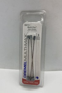 3-pk Dremel Multi-Flex Spiral Cutting Blades MM721