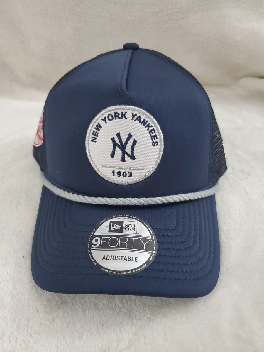 NEW ERA 9 FORTY MLB NEW YORK YANKEES PATCH TRUCKER SNAPBACK MENS