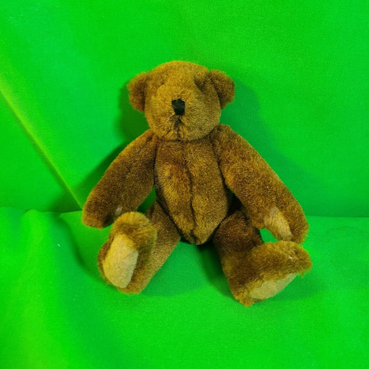 ヴィンテージ TENDER HEART TREASURES テディベア Tender Heart Treasures Ltd Plush Jointed Bear 6.5 inch Vintage