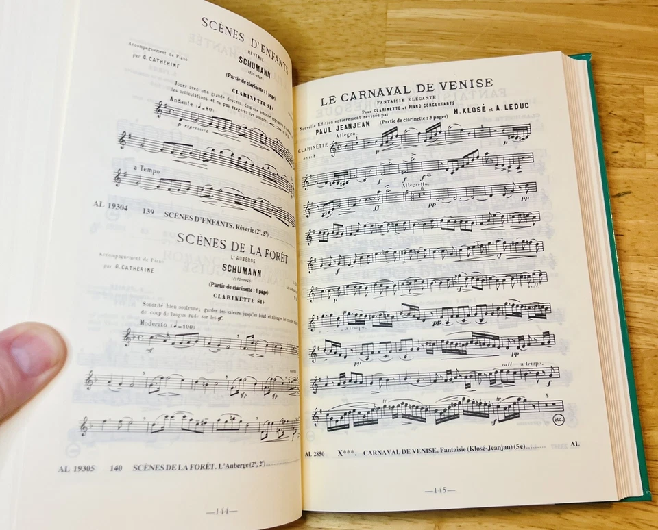 Alphonse Leduc Musique Pour Clarinette Catalogue Thematique - Image 3 of 3