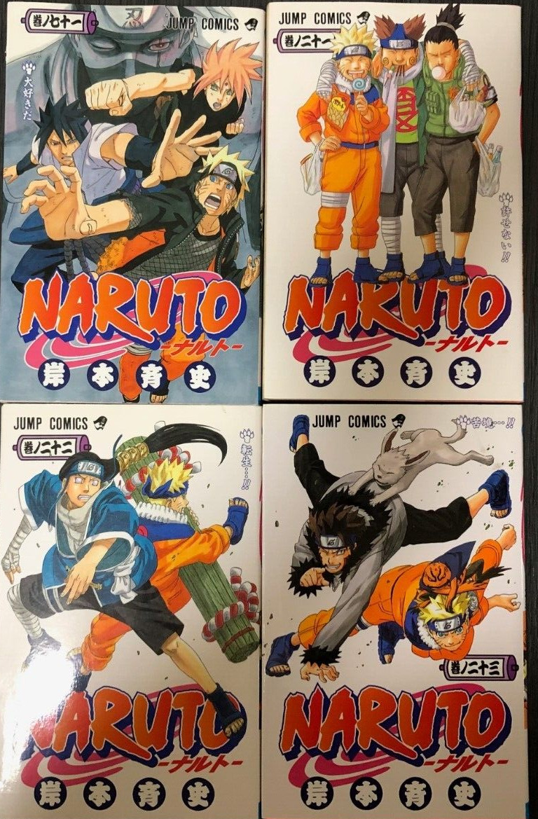 JAPAN Masashi Kishimoto manga: Naruto vol.1~72 Complete Set