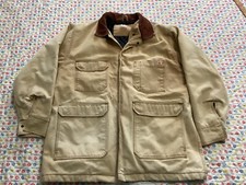 Vintage Red Kap Blended Duck Work Chore Jacket Lined Insulated Double Snap XL