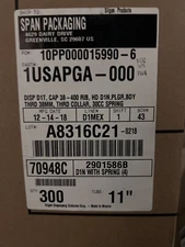 BULK QTY: 300 - Silgan 1 Gallon 38/400 thread 30cc Dispensing Pumps, 11" tube.