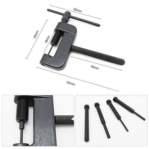 Motorcycle Bike Chain Breaker Cutter Link Removal Kit Riveter Riveting Tool - Picture 6 of 8