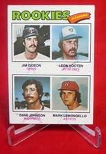 Jim Gideon Rookie Pitchers 1977 Baseball Card TOPPS #478 NM