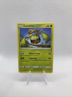 Carnivine 12/156 Sun & Moon Ultra Prism Regular Pokémon Card TCG