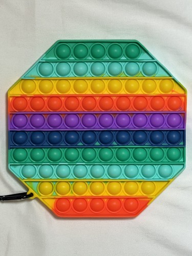 Pop It Fidget Spielzeug Silikon Push Bubble sensorischer Stressabbau Spiel Geschenk für Kinder