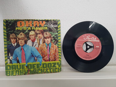 Dave Dee Dozy Beaky Mick & Tich - Okay / He's a Raver  1967 Single 7'' Hold tight