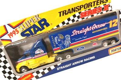 Matchbox 1995 Super Star Transporters Series II Straight Arrow Racing #12 