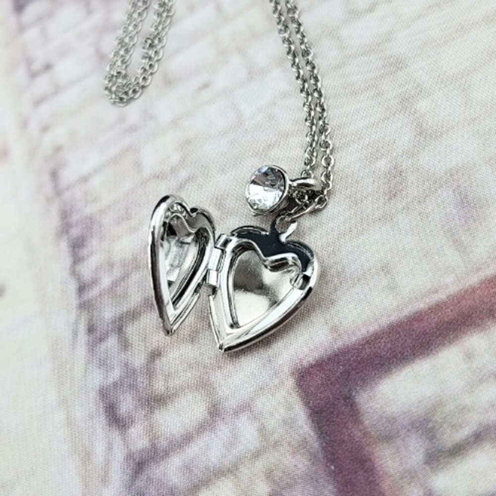 Photo Heart Locket Necklace, Personalized Picture Necklace