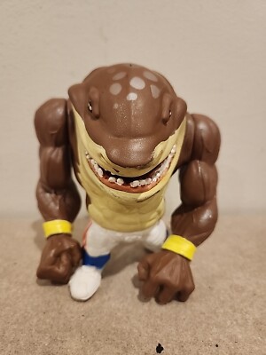 Vintage 1994 STREET SHARKS BIG SLAMMU Figure Streetwise Slam Fist
