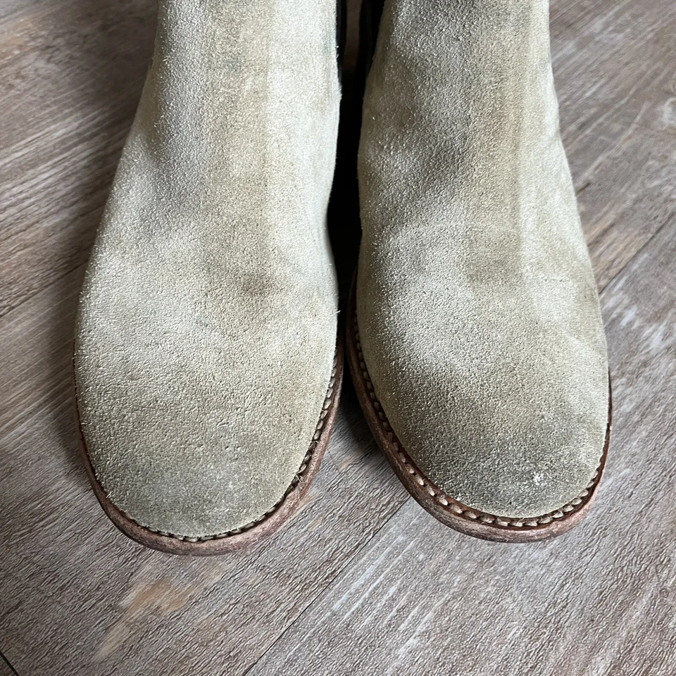 Botas Chelsea Frye Tostadas Gamuza Botines Sin Cordones para Mujer Talla 7 B Foto 3 de 4