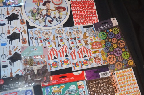 Scrapbooking Sticker Lot Stickopotumus Disney Alphabet Mixed brands 1 LB + - Picture 8 of 19