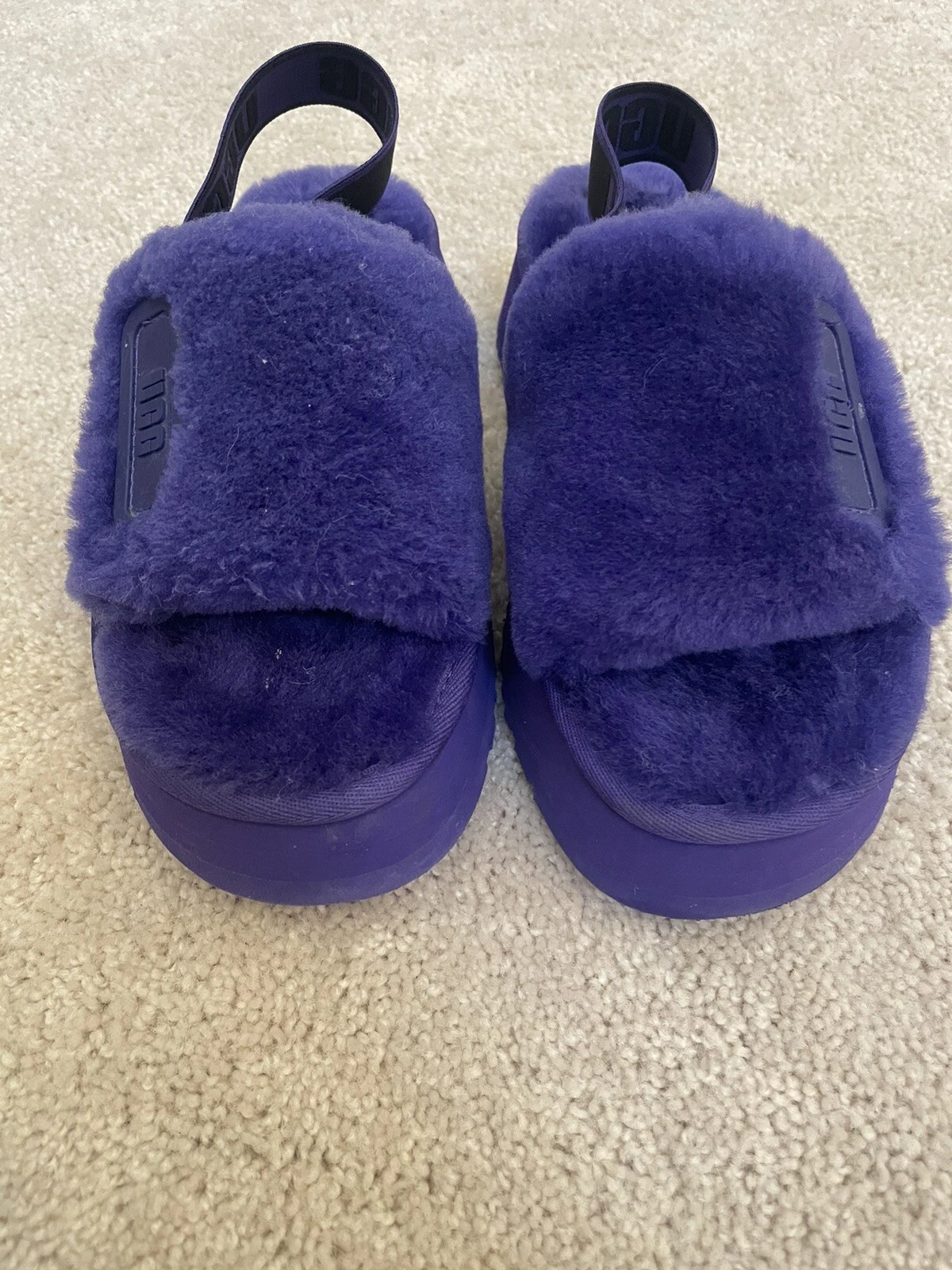 Sandali UGG Australia donna Fluff Yeah Slide taglia 6 viola
