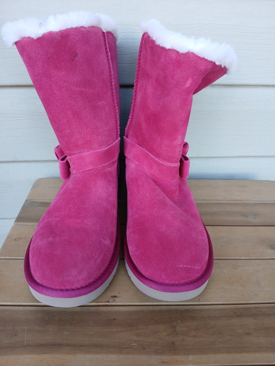 koolaburra by ugg Woman Boots Pink Fushia Suede Sz 8 | eBay