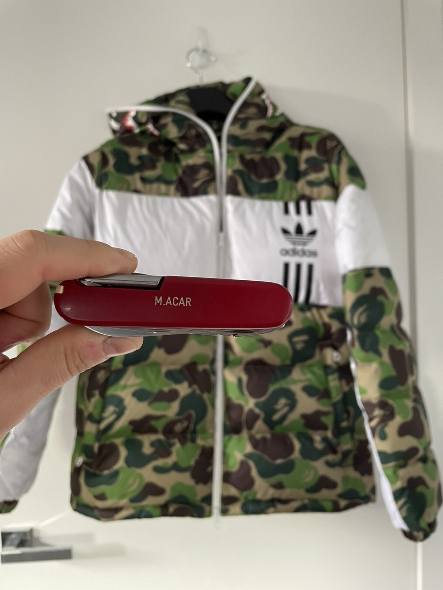 BAPE X Adidas Camo Firebird Shark Puffer Jacket | eBay BAPE X Adidas Camo Firebird Shark Puffer Jacket | eBay