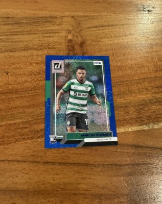 Marcus Edwards 2022-23 Panini Donruss Blue Foil /49 Rookie NRMT+ Sporting