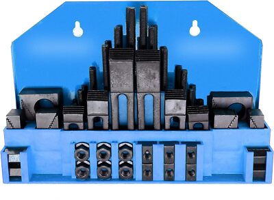 HFS 58pc 5/8'' Slot 1/2''-13 Stud Hold Down Clamp Clamping Set Kit Bridgeport Mill