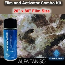 Hydro Dip  Film Activator Combo Kit Alpha Tango Camouflage